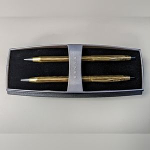 Cross 10k good filled/rolled pen and 0.7mm pencil set